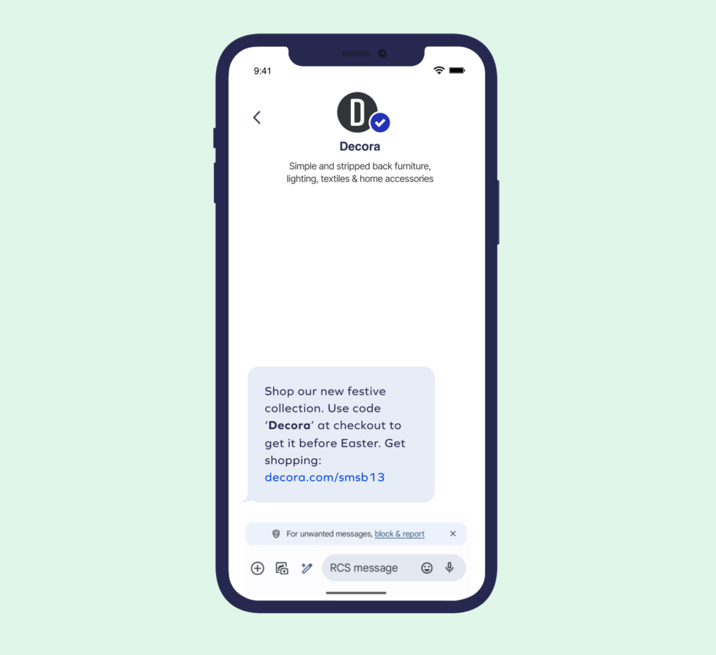 RCS in messaging