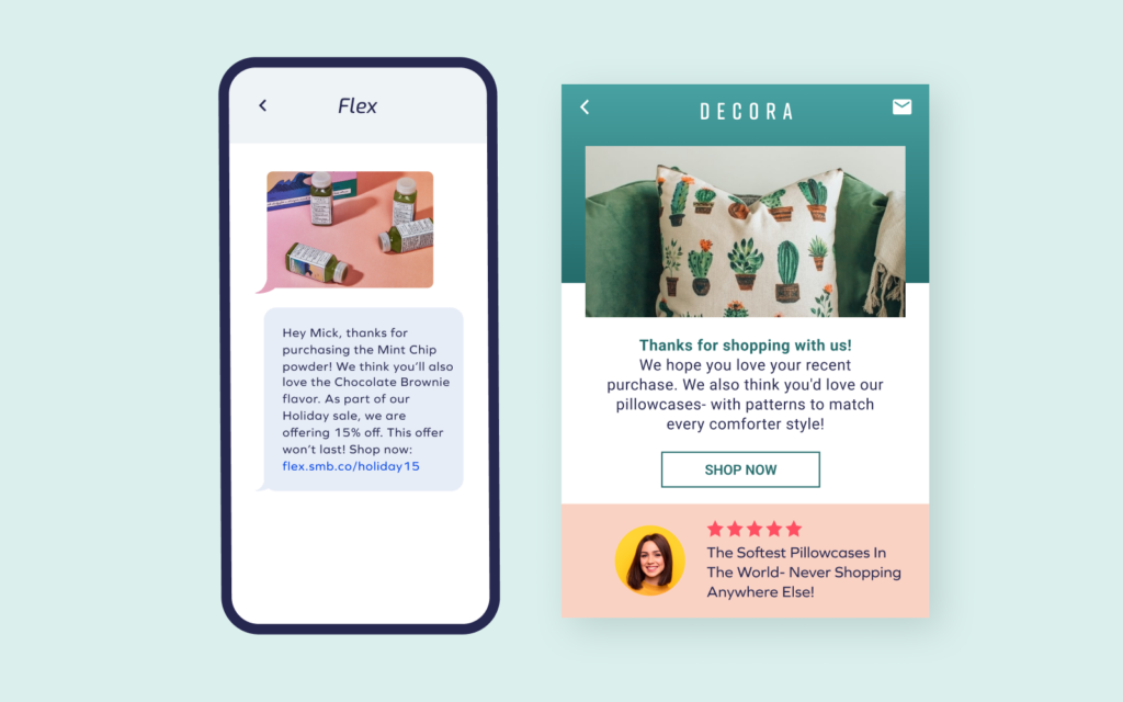 SMS & Email Flows